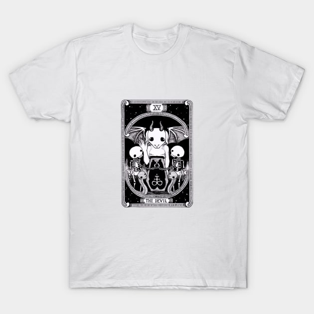 The Devil Tarot card T-Shirt by Marcies Art Place